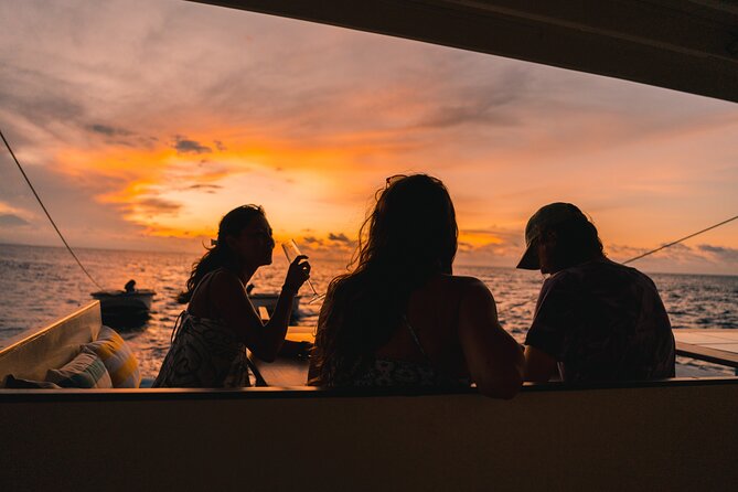 4-in-1 • Gili Islands Snorkel & Sunset Half-day Catamaran Cruise - A small 18-person Utopia catamaran cruise that feels personal