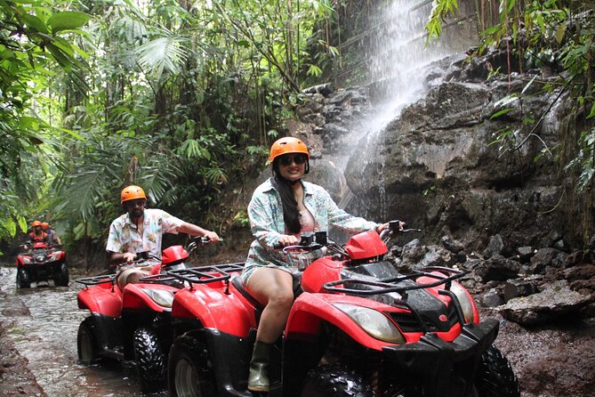 ATV Quad Bike and Rafting with Private Transfer, Lunch - A Full Day of ATV Mud, Secret Caves, and Ayung River Rapids