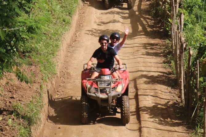 ATV Quad Bike Bali with Gorilla Cave & Lunch at Cretya Sunset - Getting picked up and traveling with a small group