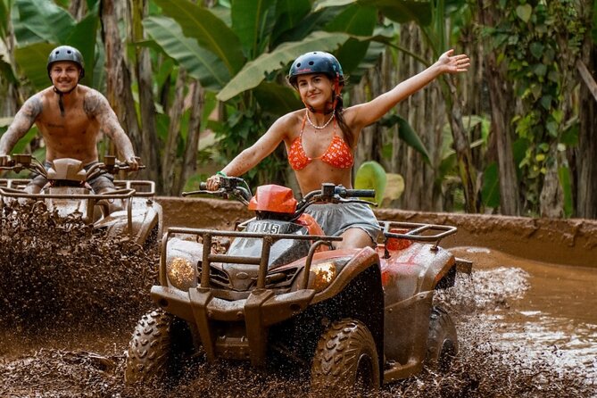 ATV Quad Bike Bali with Gorilla Cave & Lunch at Cretya Sunset - Safety brief, boots, helmet, and instructor guidance