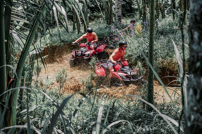 ATV Quad Bike Bali with Waterfall Gorilla Cave and Lunch - Mud, water, turns, and how to protect your stuff