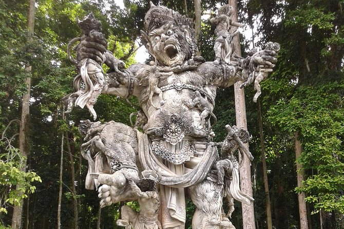 Bali Arts shopping with temples-waterfall visit. - Bali arts route from Seminyak: what the day actually feels like