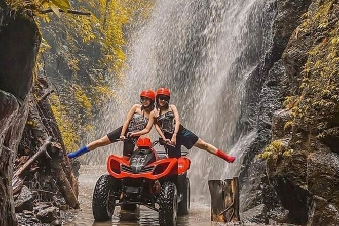 Bali ATV Quad Adventure - Ubud Monkey Forest and Waterfall - Stop 2: Tegenungan Waterfall, impressive views and steep stairs