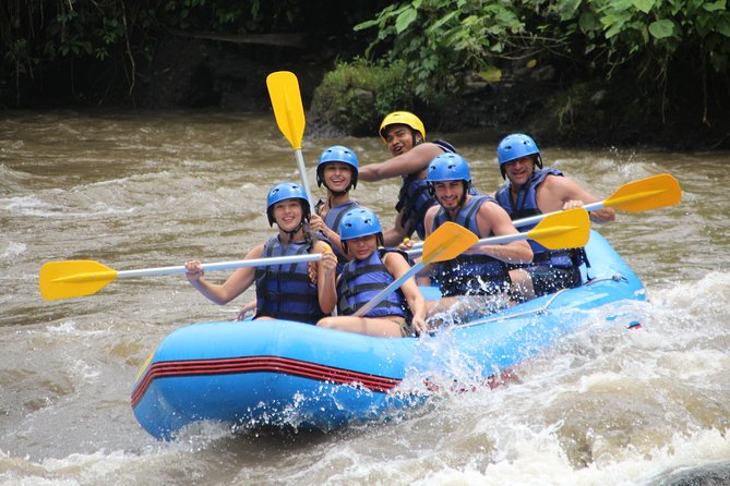 Bali ATV Quad Ride and White Water Rafting Adventure - Ayung River rafting: guided maneuvers, swim breaks, and waterfall views