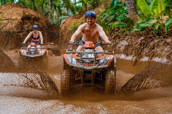 Bali ATV Quadbike Through Gorilla Face Cave - The tunnel exit at Gorilla Face Cave