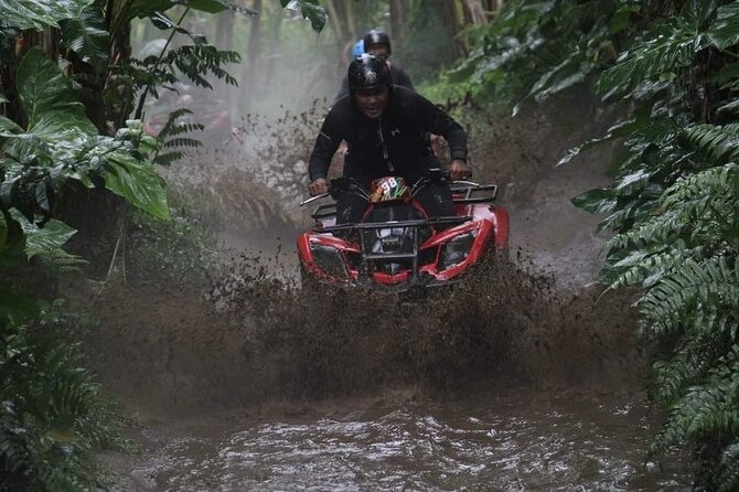 Bali ATV Quadbike Through Gorilla Face Cave - ATVs, helmets, lockers, and showers: what you get