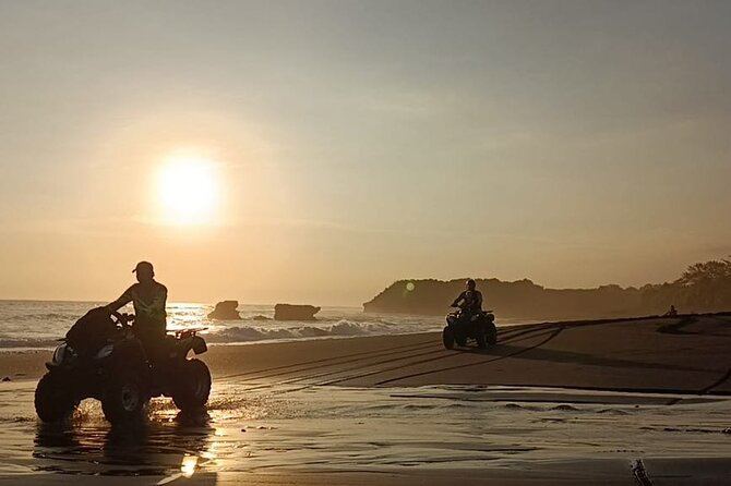 Bali ATV Ride In the beach black sand atv tour - From Tegal Mengkeb toward the coast, including the Kuta and Canggu areas