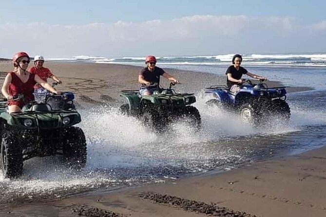 Bali ATV Ride In the beach sunset atv tour - Tegal Mengkeb black-sand ride: where the action happens