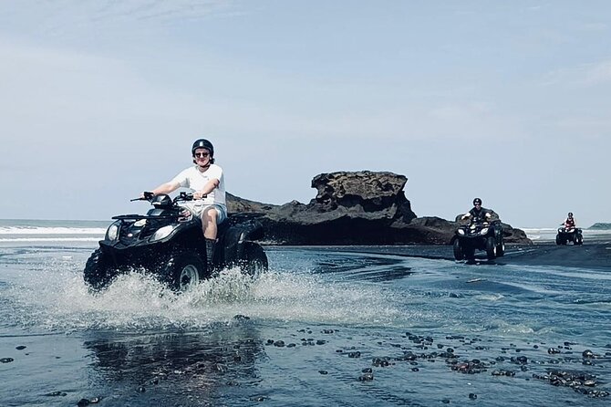 Bali ATV Ride On the Beach, Rice Field and Village Tour 2 Hour - Tegal Mengkeb Village, rice fields with sea views, then Kelecung black sand