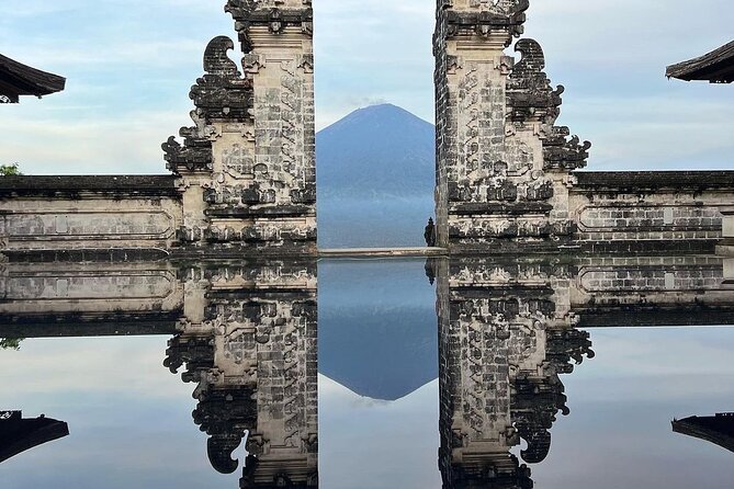 Bali Gate of Heaven Temple, Waterfall, Water Palace & Swing - Tirta Gangga Water Palace: royal baths with real calm