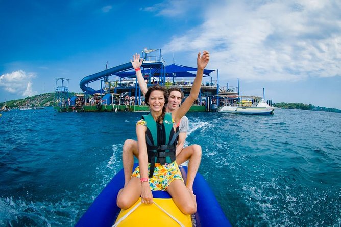 Bali Hai - Reef Cruise - Your pontoon base: snorkeling, slides, and the coral viewing chamber