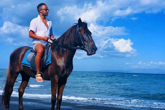 Bali Horse Riding Seminyak Beach Experience Private Transport - Pantai Double Six stop: more shoreline time, more scenery variety