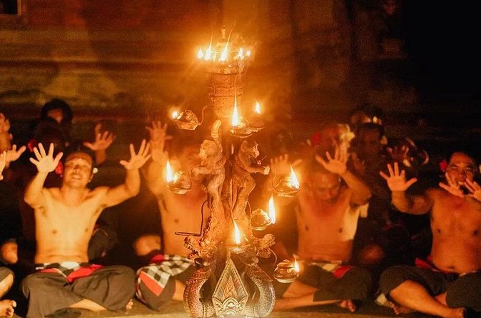 Bali Kecak Fire Dance Show at Tanah Lot, Tabanan with Transport - The Fire Dance Through Burning Coconut Husks