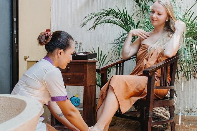 Bali Kuta Luxury Spa Massage Scrub Flowerbath 2 Hour treatment - Pickup in Kuta and Nusa Dua, then back again to your meeting point