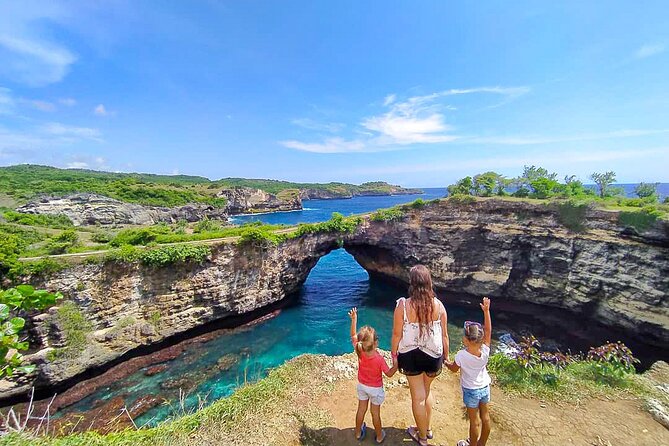 Bali-Nusa Penida. West Part. Private car. All-inclusive - Paluang Cliff near Kelingking: quick visit, big payoff