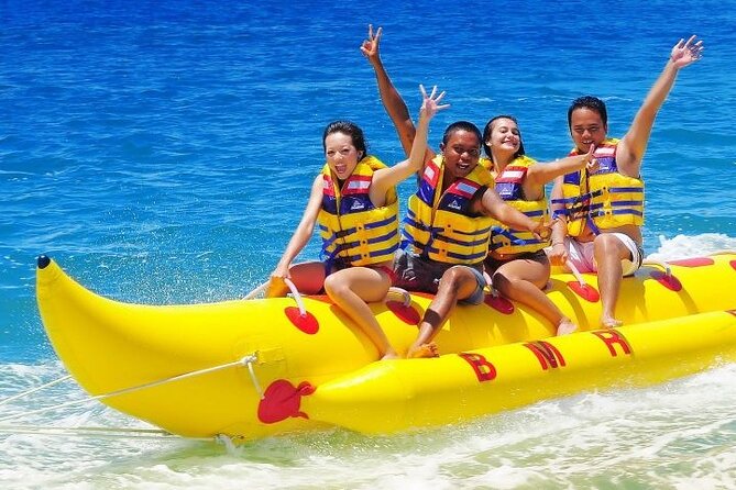 Bali Parasailing Adventure, Jet Ski, Banana Boat , Donat Boat, with Transport - Donat boat, and what to do with wet clothes later