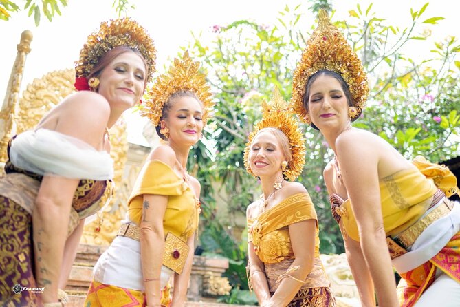 Bali Professional Photoshoot in Traditional Dress Outfit - Indoors or outdoors: studio shots and temple backdrops
