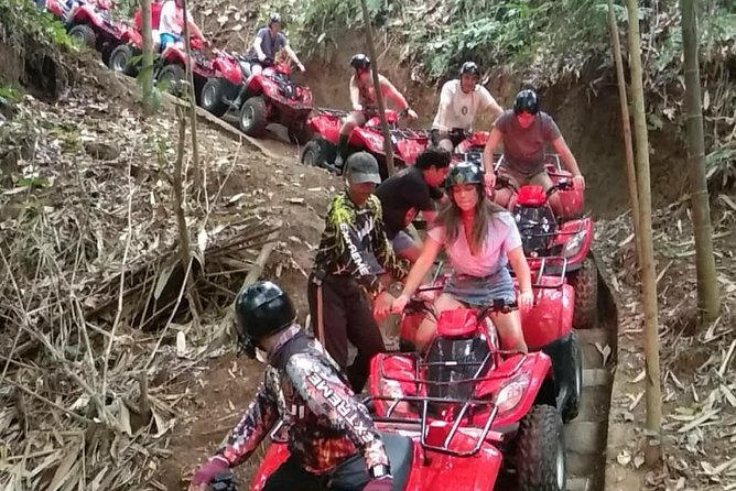 Bali Quad bike ATV passing through Waterfall, Cave & Rice fields - Waterfall, Cave, and River Stops You Can Feel in Your Clothes