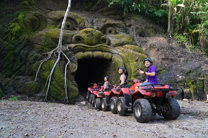 Bali Quad Bike Through Gorilla Cave - Monkey Forest and Waterfall - Pickup, welcome drink, and the ATV start at Alasan Adventures