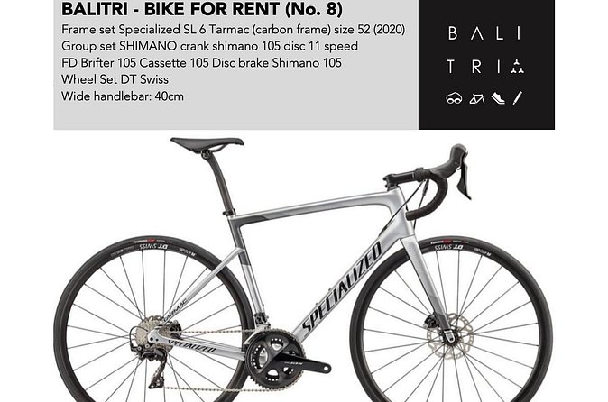 Bali road bike hire / rent - Booking timing and how far ahead to lock it in