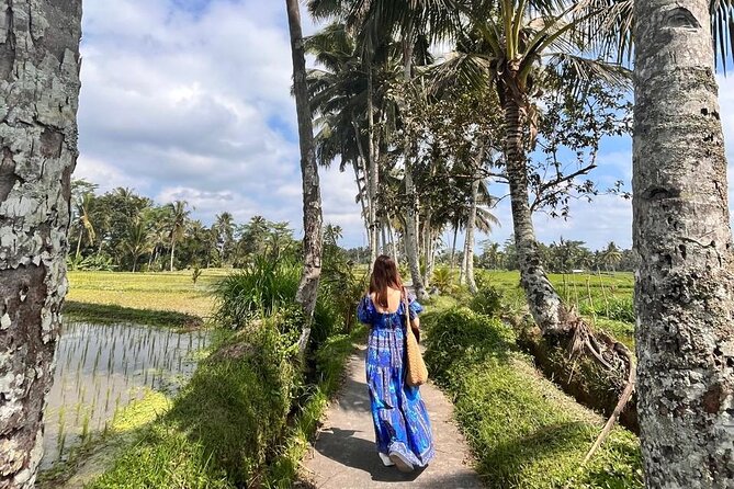 Bali Rural Village Bike - The hidden waterfall stop, where swimming becomes realistic