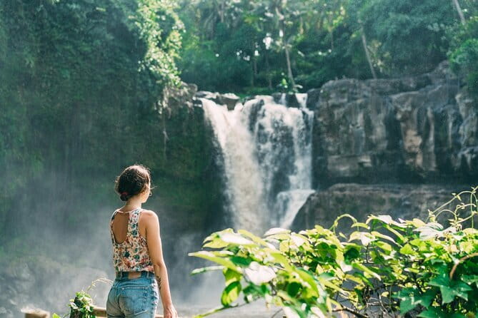 Bali Ubud Tour Monkey Forest, Waterfall, Temple & Rice Terrace - Stop 2: Kanto Lampo Waterfall, jungle photos without the hassle