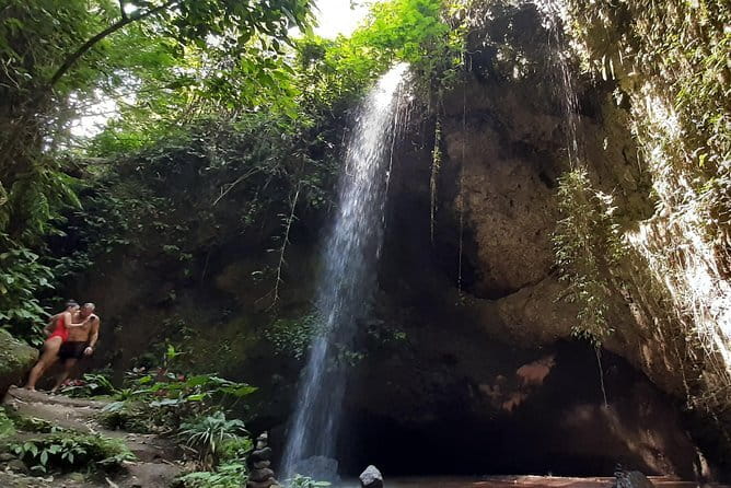 Bali Waterfall in One Day Tours, Hidden Waterfall - All Inclusive - Stop 3: Goa Raja Waterfall and the natural spring pool