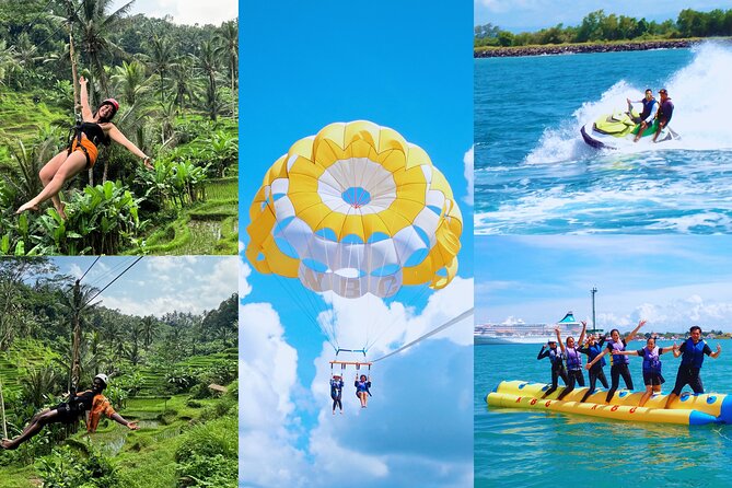Bali: Zipline + Watersport Trio (Jetski, Parasailing, BananaBoat) - Key highlights you’ll feel right away