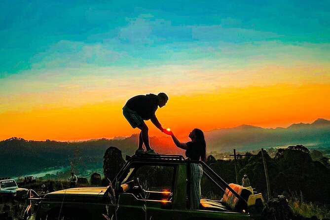 Batur Volcano Sunrise Jeep - Pickup from Ubud, 4WD ride, and the Toya Bungkah connection