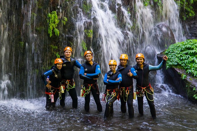 Beginner Canyoning trip in bali "Banyuwana canyon" - Lunch Back at Base: Local Food and GoPro Results