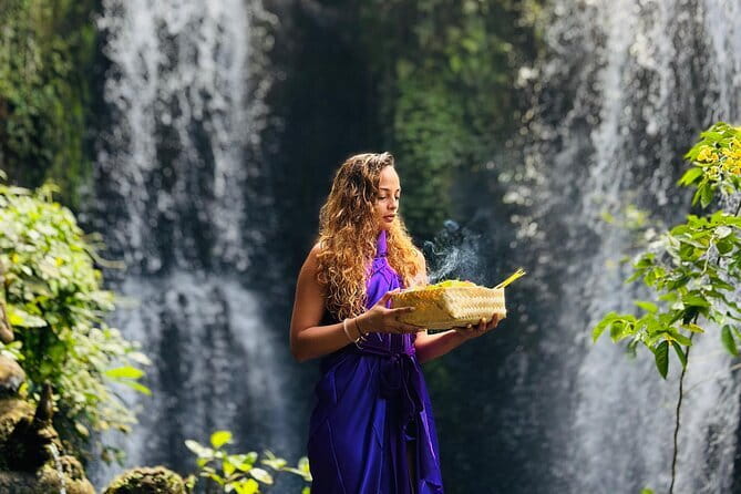 Beji Griya Waterfall Bali Spritual Holy Bath Experience - Private pickup from Ubud and Sanur, and why it helps