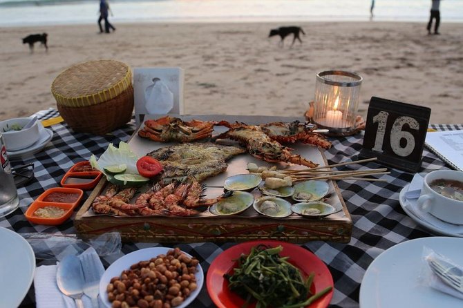 Best Romantic Seafood Dinner at Jimbaran Beach Sunset - From Kekeluargaan Pandan Sari Cafe to the beach: pickup and private tour flow