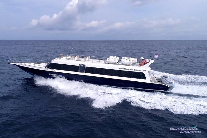 Blue Water Express Boat Transfer From Serangan Or Padang Bai To Lombok Or Vice Versa - Blue Water Express route map: Serangan and Padang Bai to Teluk Kode and the Gilis