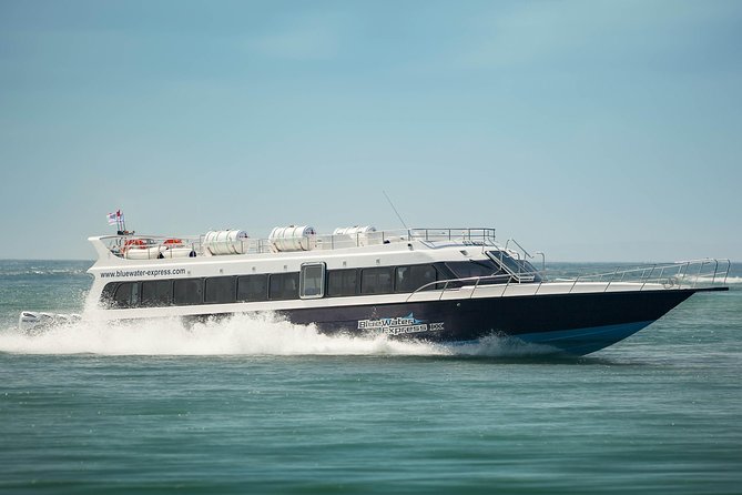 Blue Water Express Boat Transfer From Serangan Or Padang Bai To Lombok Or Vice Versa - Return trip flow: check in at the port office and handle your land transfer