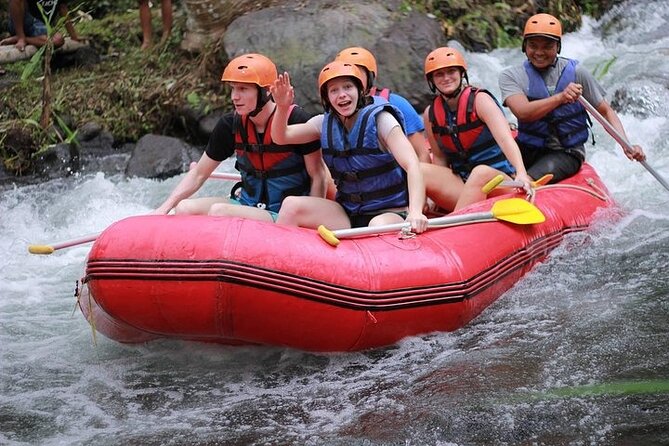 BMW Bali Rafting + Flying Fox at Telaga Waja River (LESS STAIRS) - The 4-Meter Bajing Dam Jump at 12:30