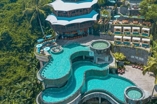 CRETYA Ubud infinity Pool + Hidden Water fall + Water Temple Tour - Oka Agro Wisata Lunch With Coffee and Herbal Tea Tasting