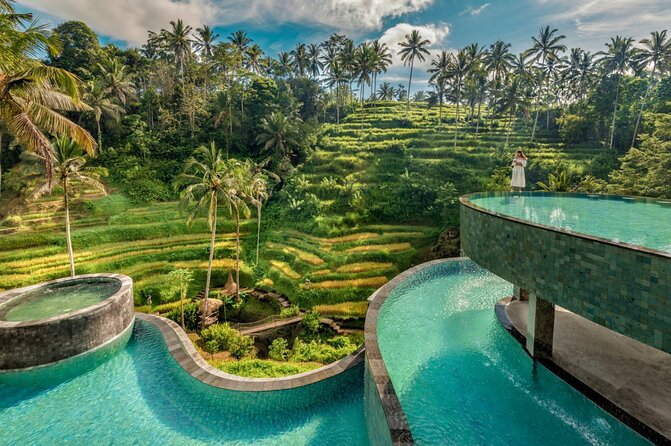 CRETYA Ubud infinity Pool + Hidden Water fall + Water Temple Tour - Adrenaline Options at Cretya: Swing, Zip Line, and Sky Bike