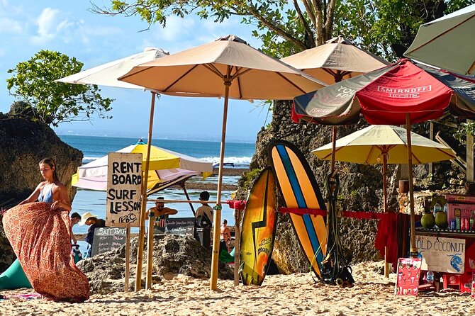 Explore Bali Beaches with Private Minivan Tour - Padang Padang Beach: movie-famous sand and a swimming pause