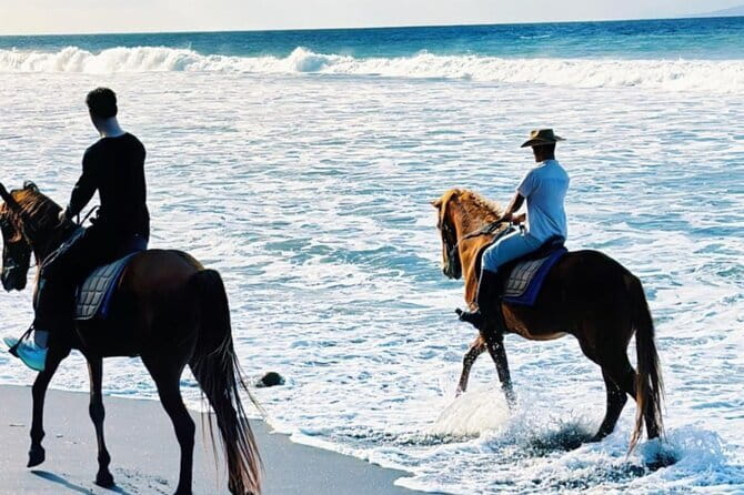 From Ubud 1 Hour Horse Riding at The Beach Experiences - Before you mount: helmet, safety briefing, and your horse