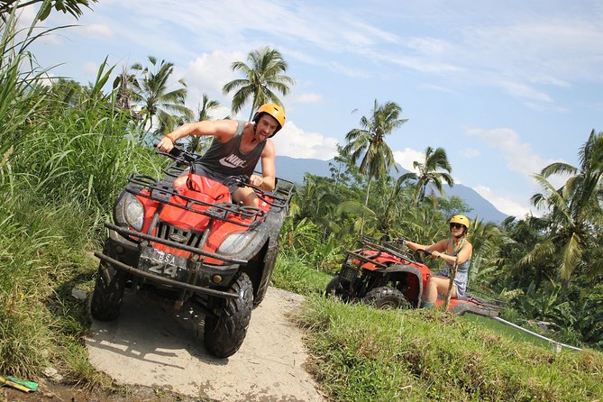 Full-Day Bali Adventure Tour with Quad Bikes and Rafting - What happens between the two adventures: lunch, lockers, towels, and wet-to-dry switching