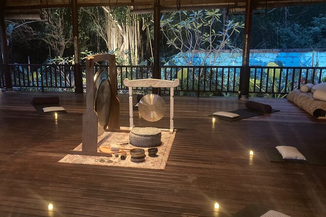 Gong Sound Healing on Nusa Lembongan, Bali - The open-air Balinese shala: peace with a little bit of island life