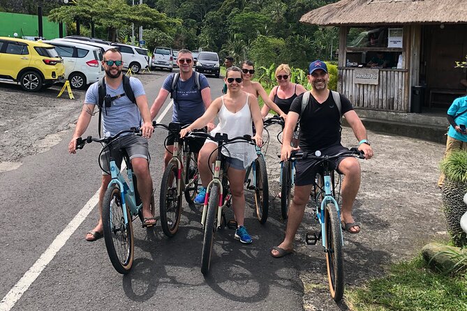 Jatiluwih E-bikes Tour Cycling Group - Stop 1: Jatiluwih Green Land and the Irrigation System Story