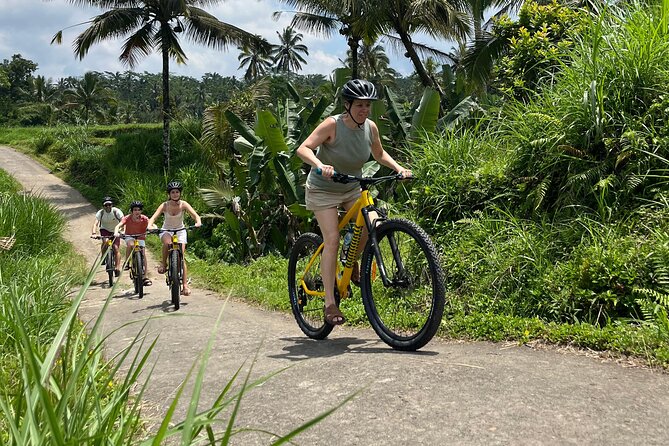 Kintamani Down Hill Cycling - The Rice Fields and Village Roads in Between