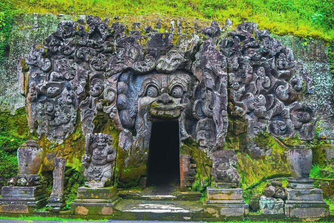 Kintamani Lake & Volcano Tour - Goa Gajah (Elephant Cave): stone carvings and a quiet temple feel