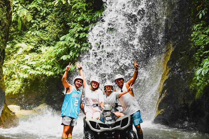 KUBER ATV UBUD - Tunnel Waterfall Rice field Jungle w Private Car - Starting the day: pickup, welcome drink, and safety setup