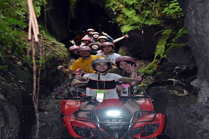 Kuber Bali ATV through Tunnel and Waterfall - Safety gear and full insurance, plus how the solo option helps
