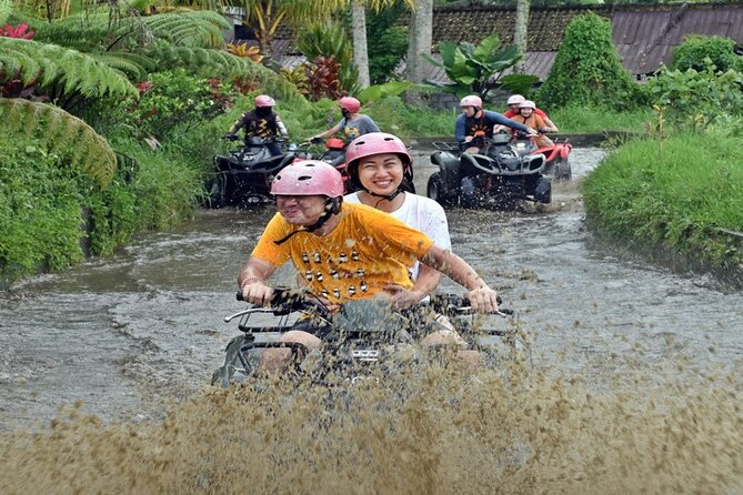 Kuber Bali ATV through Tunnel and Waterfall - The 1 hour 30 minutes route: tunnel, waterfall, rice fields, jungle puddles