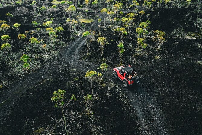 Mount Batur 4WD Jeep, Breakfast and Hot Spring All Inclusive - Mount Batur at sunrise, with Jeep wheels doing the heavy lifting