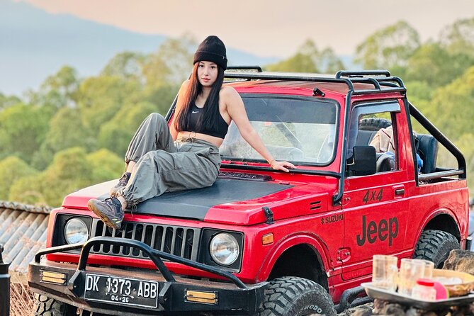 Mount Batur Jeep Sunrise by 4WD with Breakfast - Monkey Forest, Ubud, and Balinese art carving in the final stretch