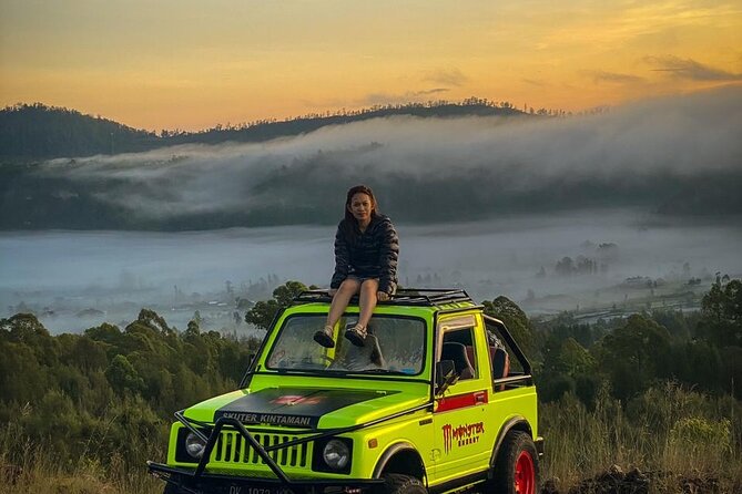 Mount Batur Jeep Sunrise Tour - All Inclusive - The jeep ride up Mt. Batur, off-road style